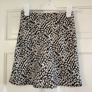 Printed mini skirt